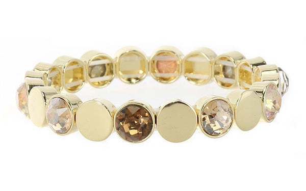 Mix armband bruin