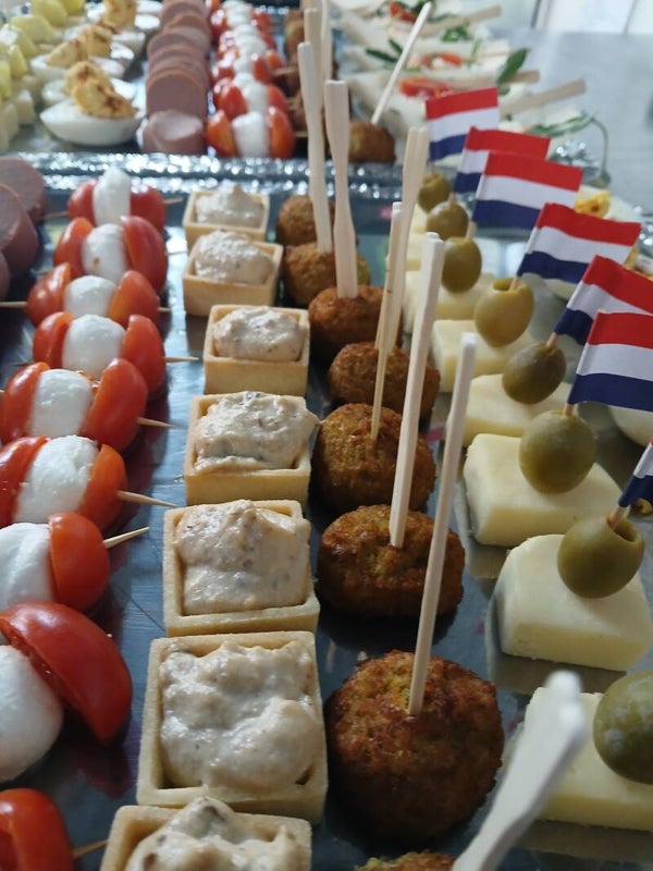 Koude hapjes schaal 50 stuks