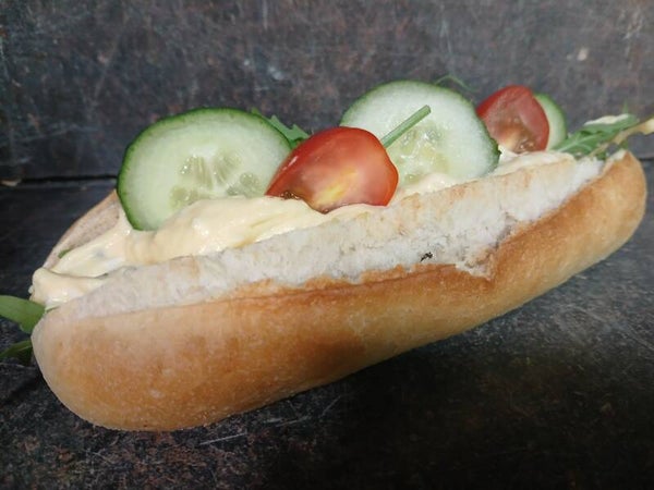 Luxe stokbroodje gezond kaas " wit"
