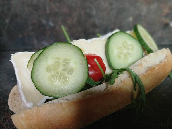 Luxe stokbroodje brie " wit"