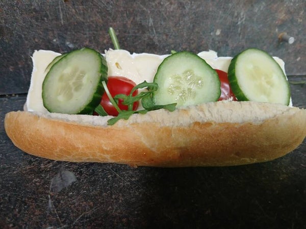Luxe stokbroodje brie " bruin "