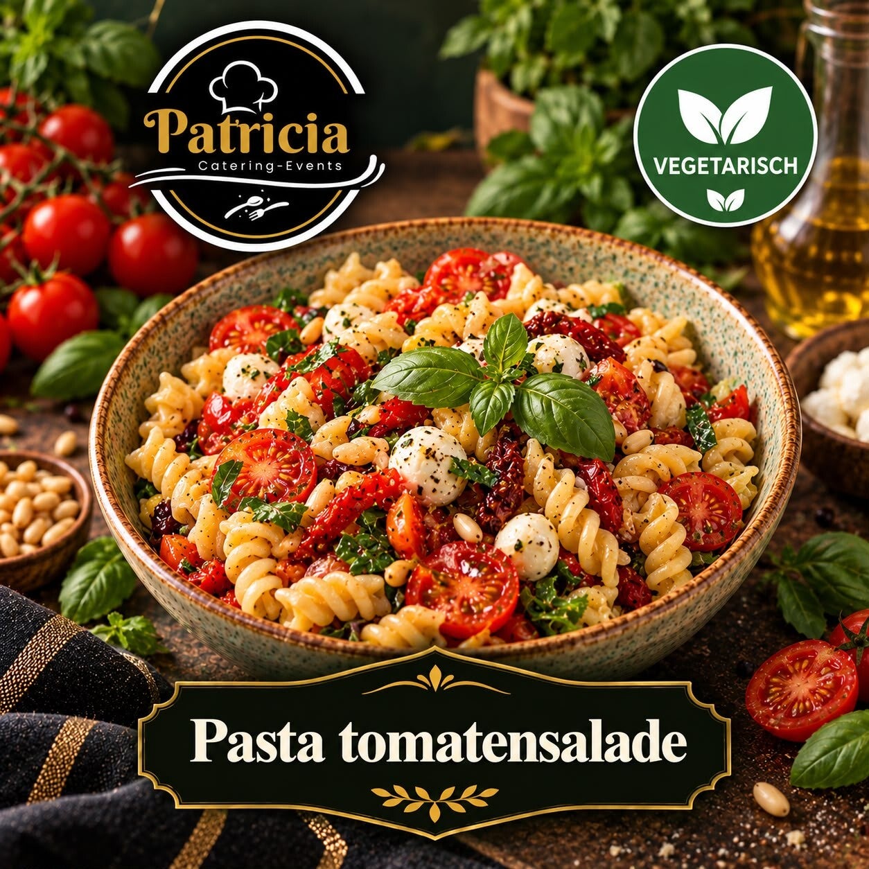 Pasta Tomaten salade