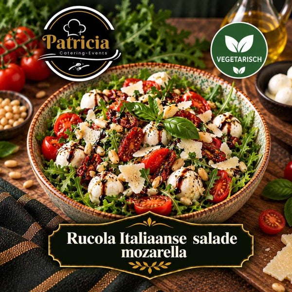 Rucola Italiaanse salade met mozzarella