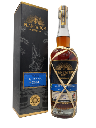 Plantation - Guyana 2008 b.2023 15Y - With Box 54.1% 70cl