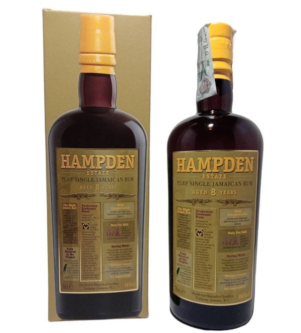 Hampden - OWH Pure Single Jamaican Rum - 2012 b.2020 8Y - With Box 46% 70cl