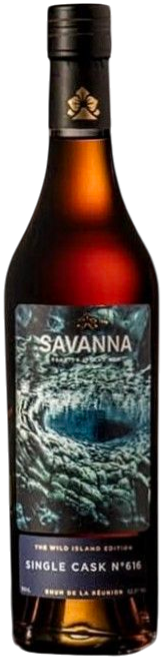 Savanna - The Wild Island Edition N°616 - Rhum Traditionnel Extra Vieux Millésime 2009 - Brut de Fût Ex-Cognac - 15Y - With Box 62.6% 50cl