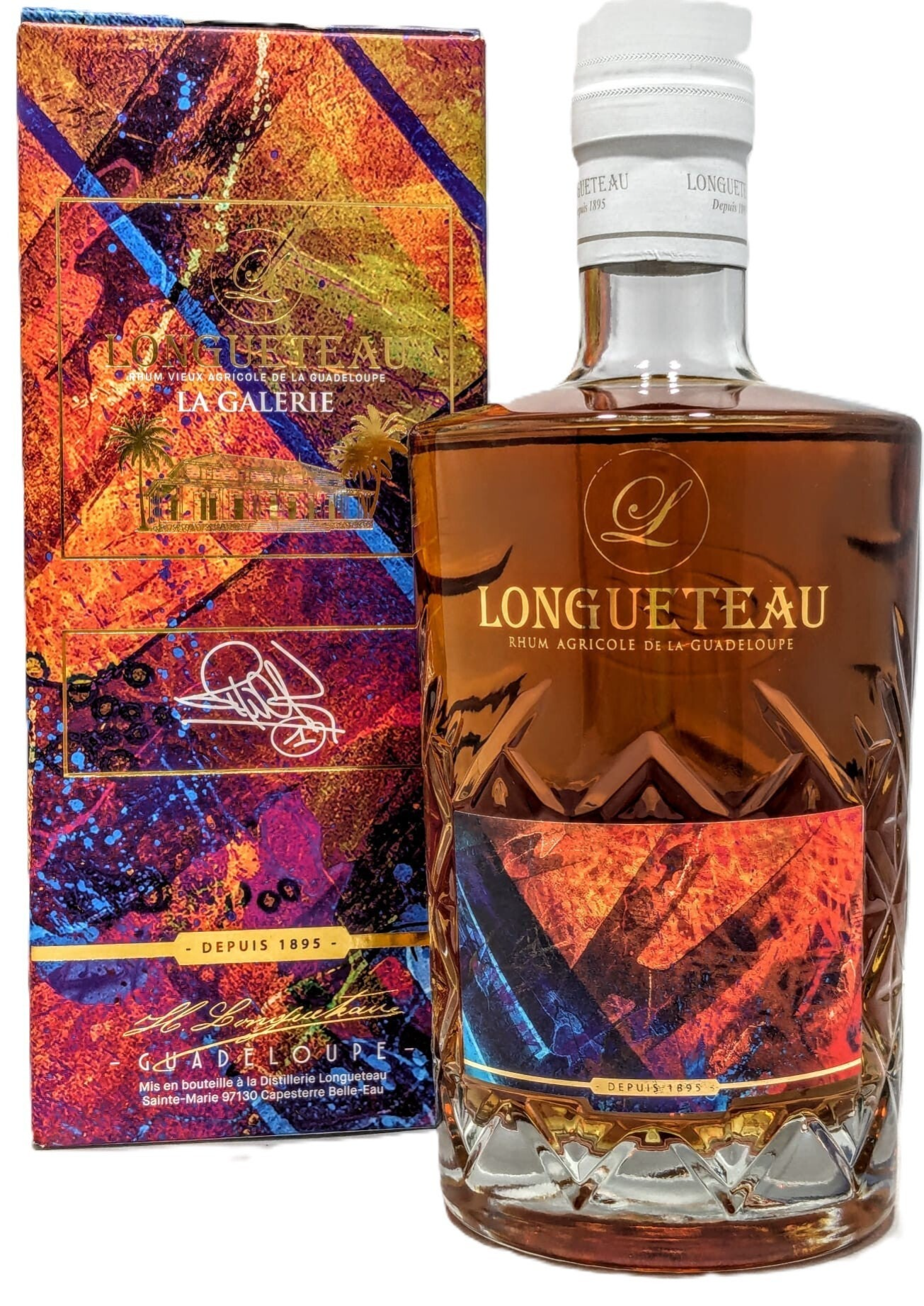 Longueteau - Rhum Vieux - La Galerie - Schuk One - With Box 51.5% 70cl