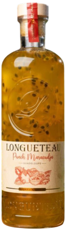 Longueteau - Maracudja Handcrafted Punch - Rum from Guadeloupe - 25% 100cl