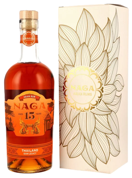Naga Rum - Siam Legacy 15Y Old - With Box 40% 70cl