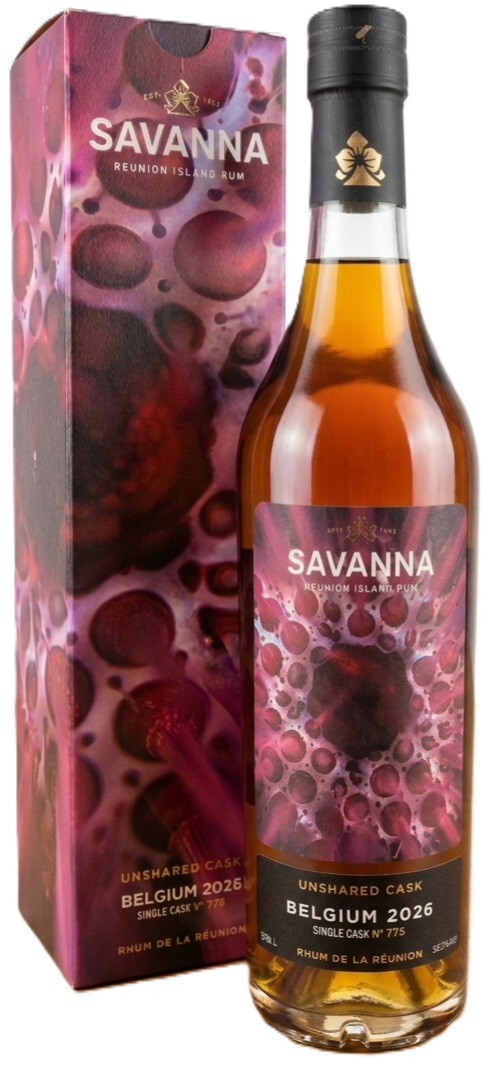 Savanna Unshared Cask Belgium 2026 Cask #775 With Box 57.2% 50cl