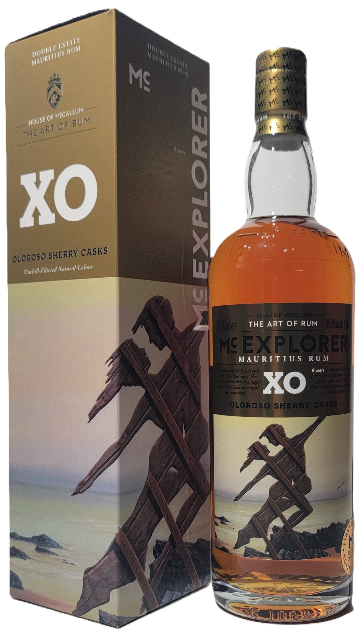 Mc Explorer - Oloroso Sherry Cask XO Mauritius Rum - With Box 49.5% 70cl