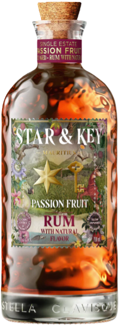 Star & Key Passion Fruit Mauritius Rum 40% 70cl