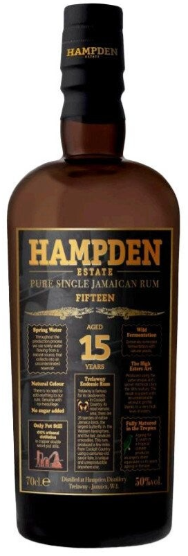 Hampden Estate - Fifteen - Limited Edition 2025 - 15Y Tropical Aged - With Box 50% 70cl