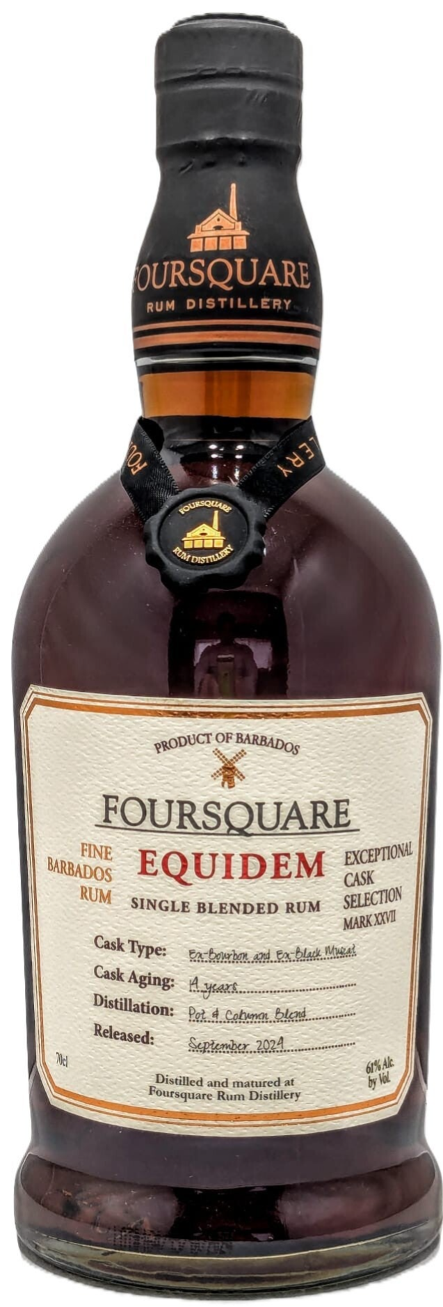 Foursquare Equidem 2024 - Barbados Rum Mark XXVII - Muscat Cask Strength - 61% 70cl