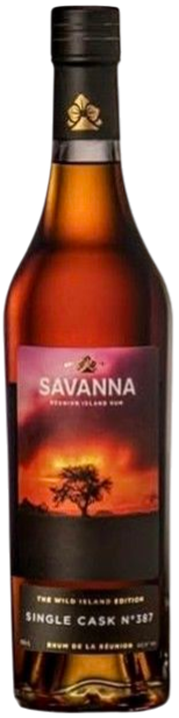 Savanna - The Wild Island Edition N°387 - Rhum Grand Arôme Extra Vieux Millésime 2010 - Brut de Fût Ex-Cognac - 13Y - With Box 60.9% 50cl