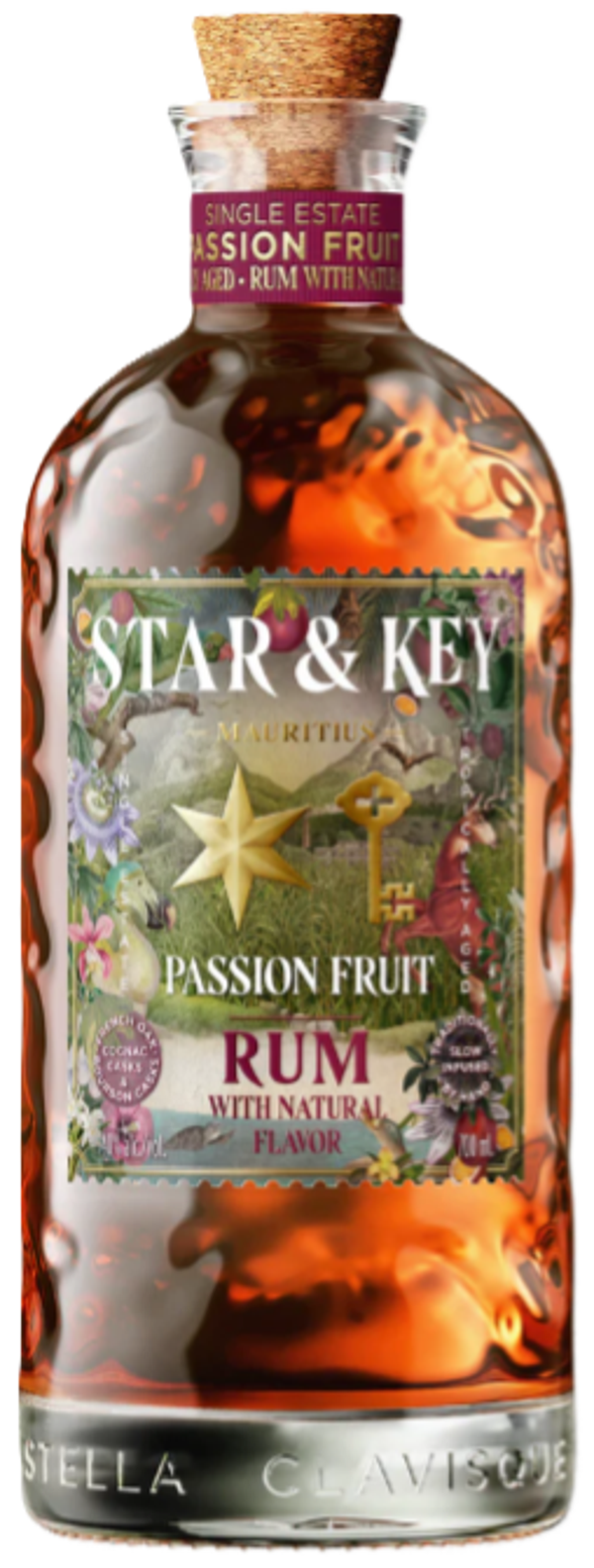 Star & Key - Passion Fruit Mauritius Rum - 40% 70cl