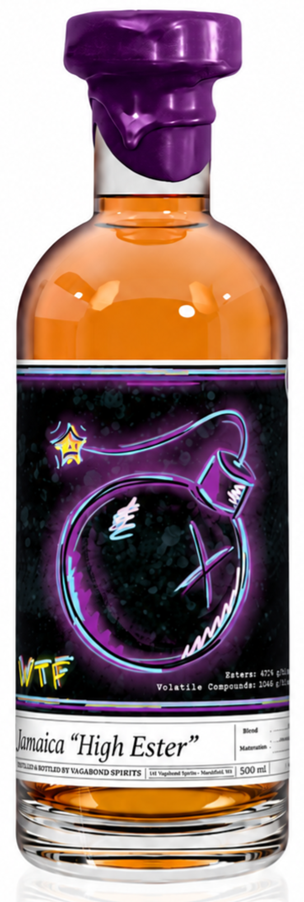Vagabond Spirits WTF #2 Bombe Jamaica High Ester & Grande Arôme ESB 63% 50cl