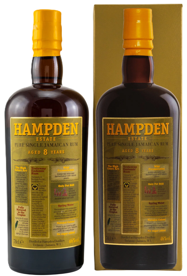 Hampden OWH Pure Single Jamaican Rum 2012 8Y With Box 46% 70cl
