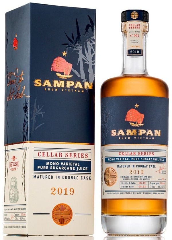 Sampan Cellar Series Ex-Cognac Cask With Box 44.9% 70cl
