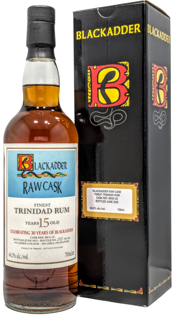 Trinidad Rum T.D.L 2009 - 15 Years Old - Special Anniversary Edition 30 Years Blackadder - With box 64.2% 70cl