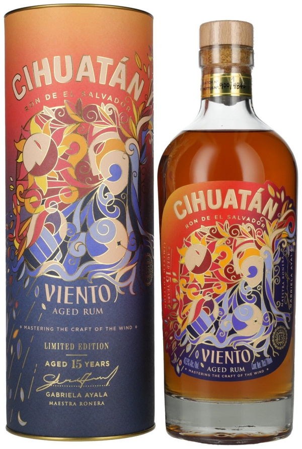 Cihuatán - Viento Limited Edition 2025 - 15Y old El Salvador Rum - With Box 43.5% 70cl