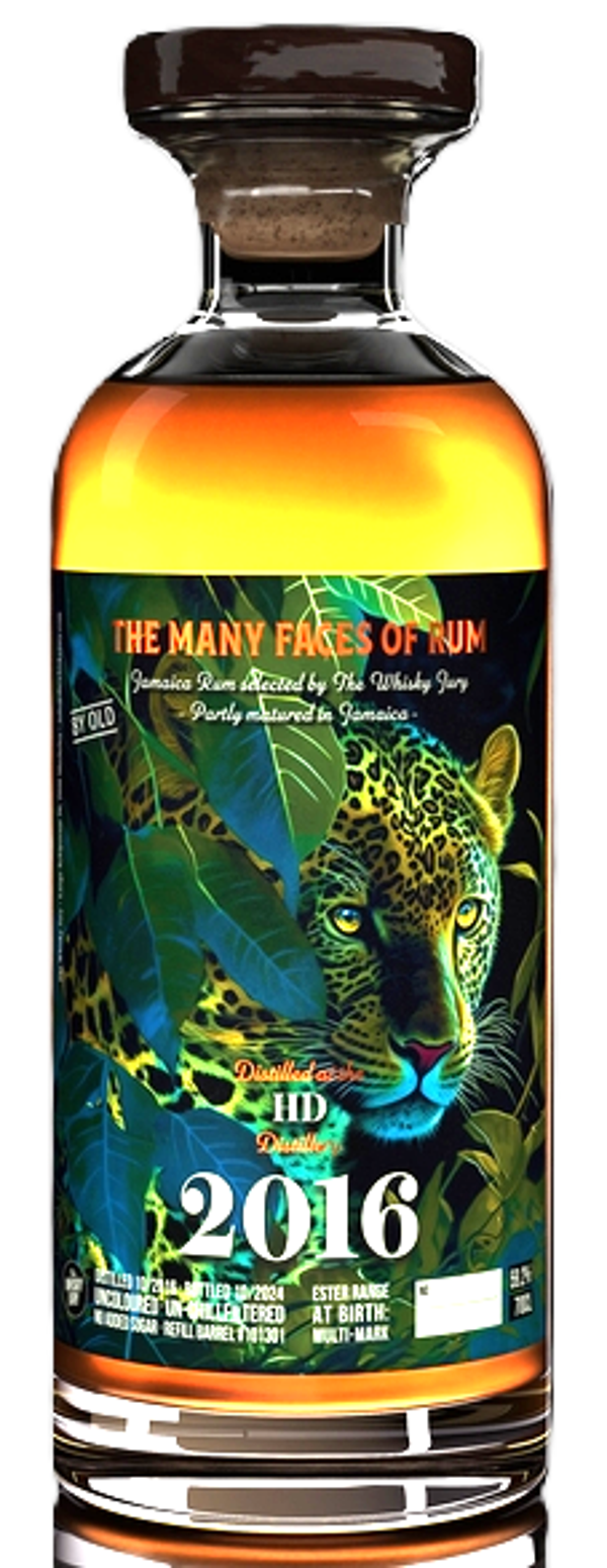 The Whisky Jury - The Many Faces of Rum - Hampden Vintage Multi-Mark 2016 8Y b.2024 - Jamaica - 59.2% 70cl