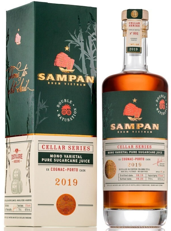Sampan Cellar Series Ex-Cognac Porto Cask With Box 45% 70cl