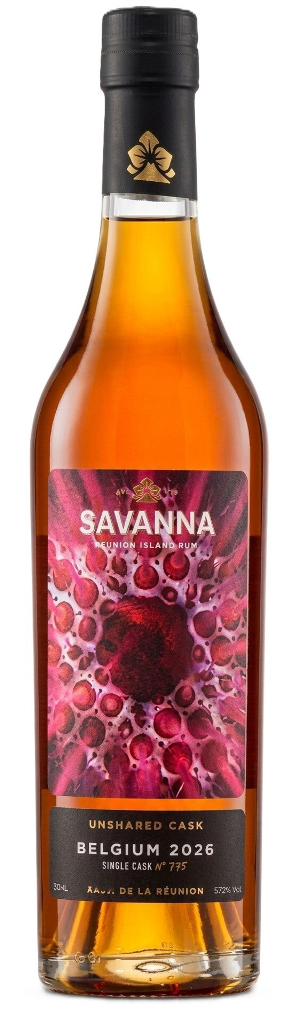 Savanna Unshared Cask Belgium 2026 Cask #775 With Box 57.2% 50cl