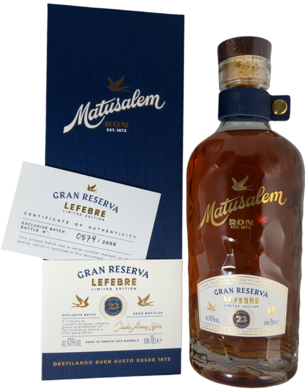 Matusalem - Gran Reserva Lefebre - Solera 23Y Limited Edition - With Box 43% 70cl