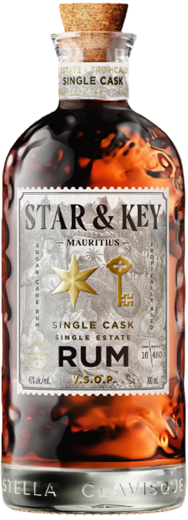 Star & Key VSOP Single Cask Mauritius Rum 43% 70cl