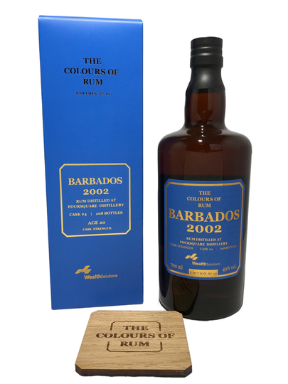 Foursquare - The Colours of Rum No. 19 Cask #4 - 2002 b.2023 20Y - With Box + Coaster 49% 70cl