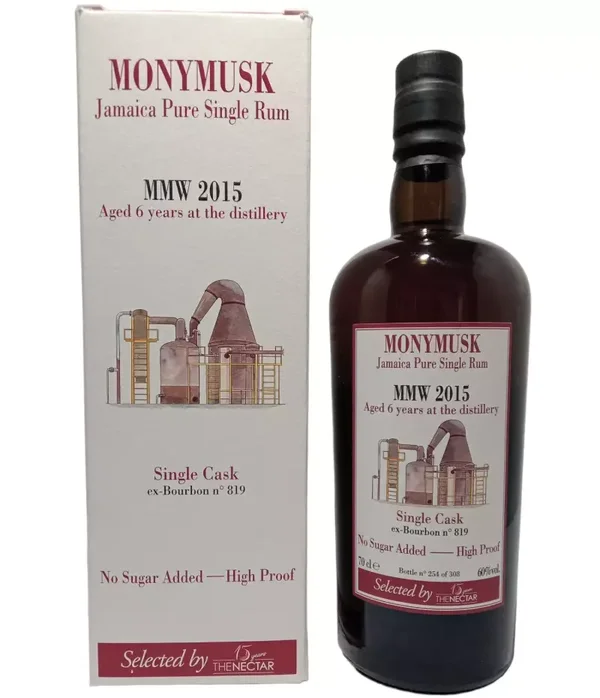 Monymusk - Velier MMW b.2021 6Y - The Nectar - With Box 60% 70cl