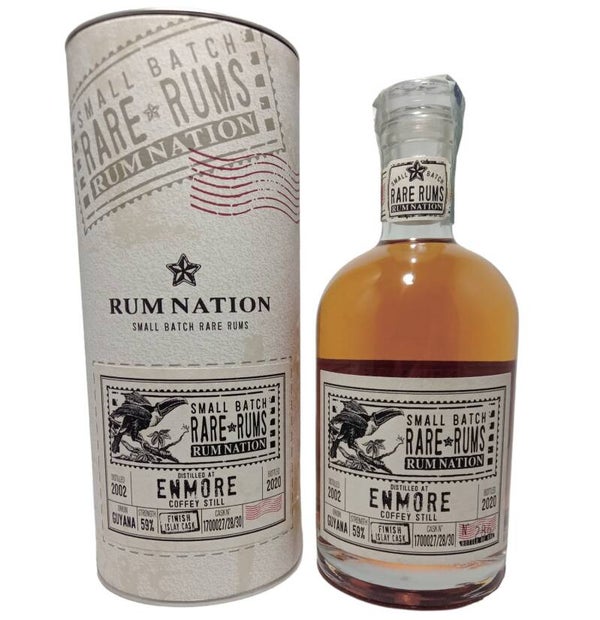 Enmore - Rum Nation - Rare Rums KFM Islay Finish - 2002 b.2020 18Y - With Box 59% 70cl
