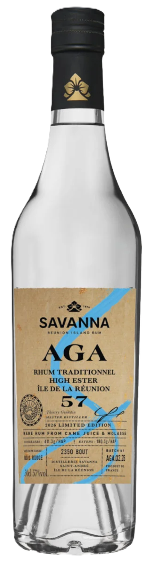 Savanna AGA 57 Traditionnel & Agricole Rhum 57% 50cl