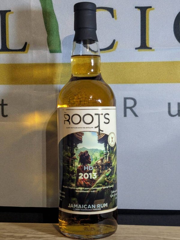 Single Sample Rum #74 - The Roots Hampden <>H 2013 11Y Joint-Botteling with The Antelope 59% 3cl