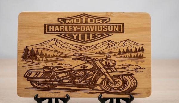 Planche à découpe Harley Davidson