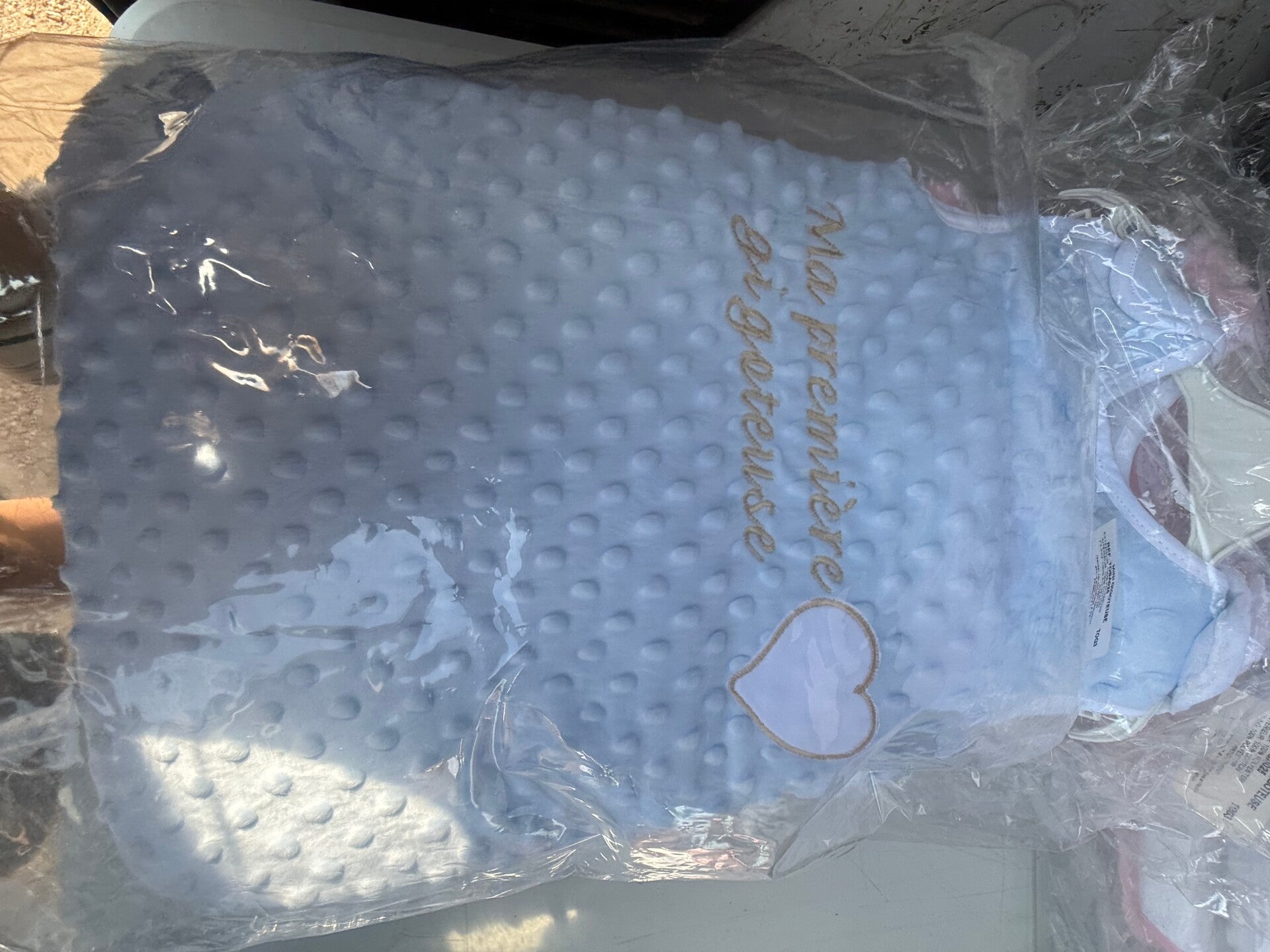 gigoteuse coton velours