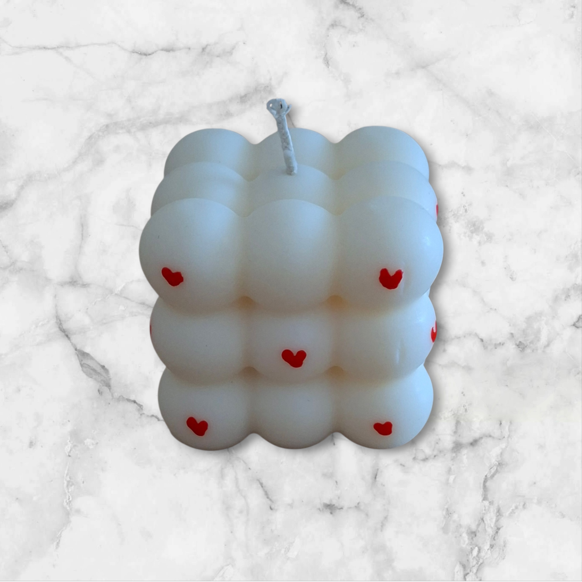 Bubble Love Kerze