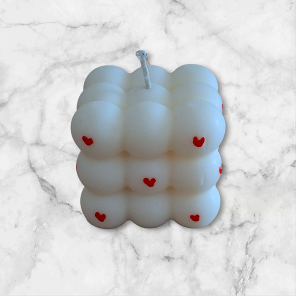 Bubble Love Kerze