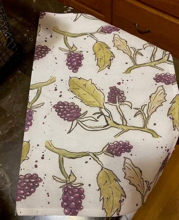 Blackberry Tea Towel