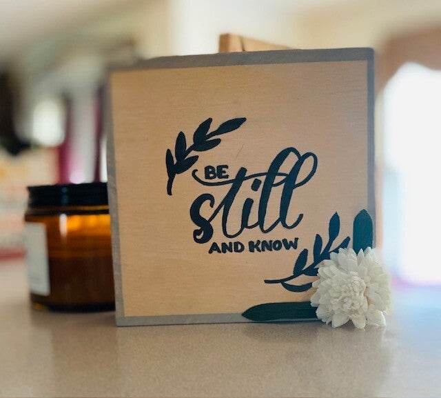 Be Still and Know Shelf Sitter