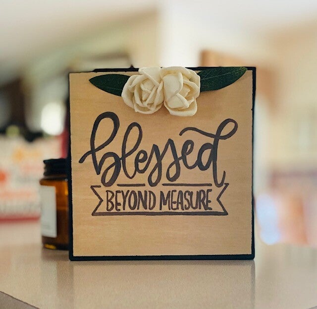 Blessed Beyond Measure Shelf Sitter