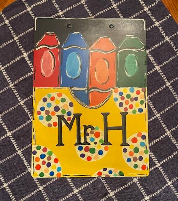 Crayon Box Clipboard