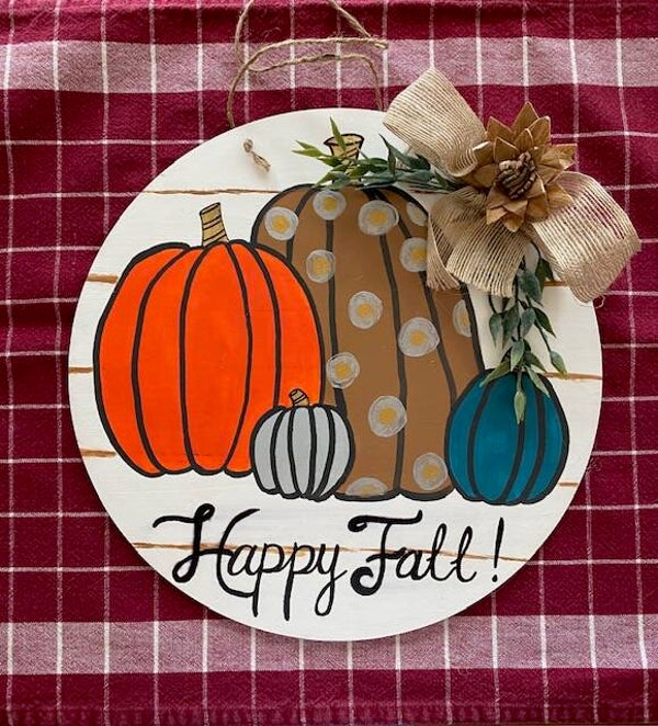 Happy Fall Door Hanger
