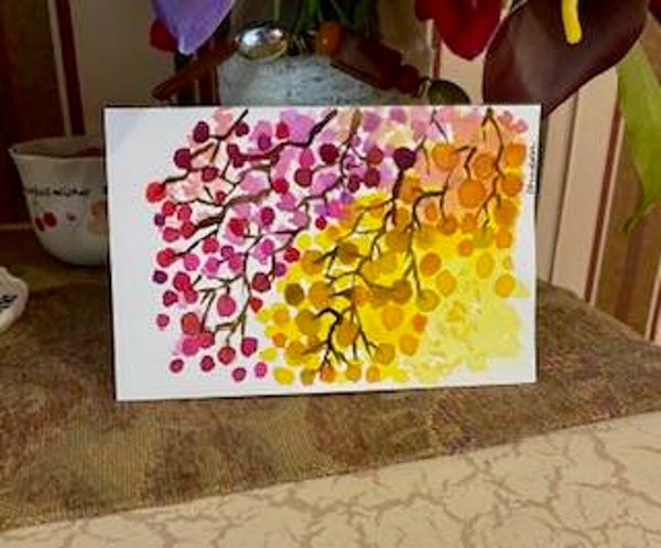 Forsythia Card
