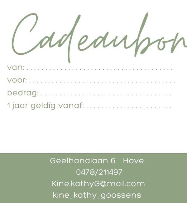 Hoofd-nek-rug massage 45 minuten