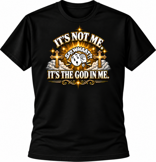 IT'S NOT ME (black shirt colored image