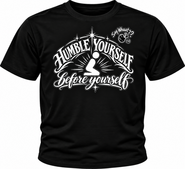 HUMBLE YOURSELF (black w/white letters)