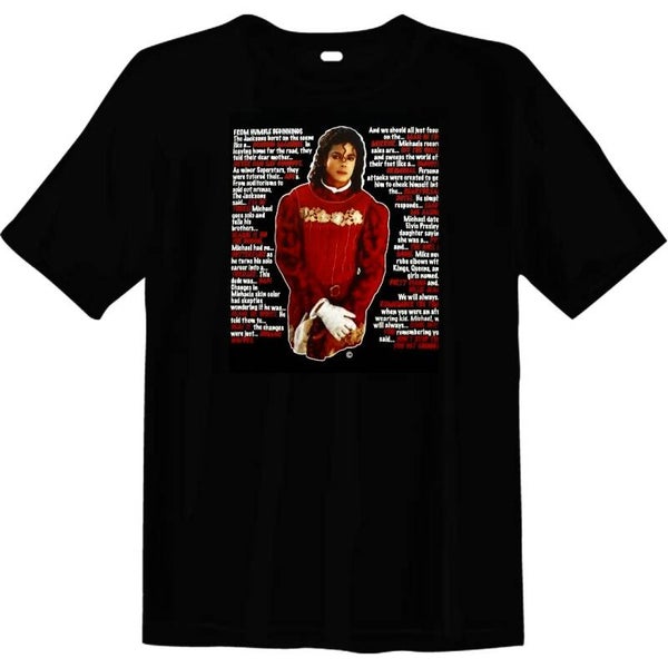 My Mj story red with white letters