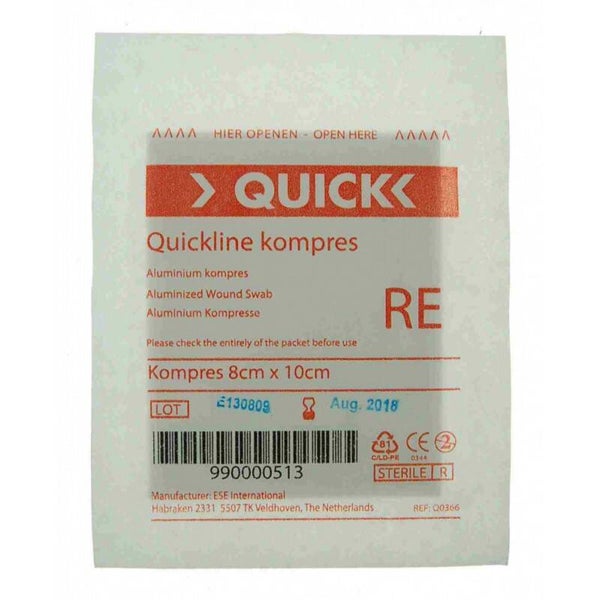 Alu kompres (metalline) 8x10cm